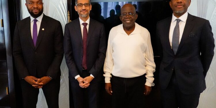 Google’s CEO Sundar Pichai meets President Tinubu over AI skills expansion in Nigeria 