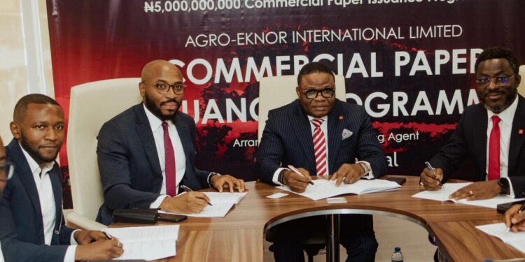 Agro-Eknor debuts N5 Billion Commercial Paper Issuance to accelerate agribusiness growth and strengthen export capabilities 