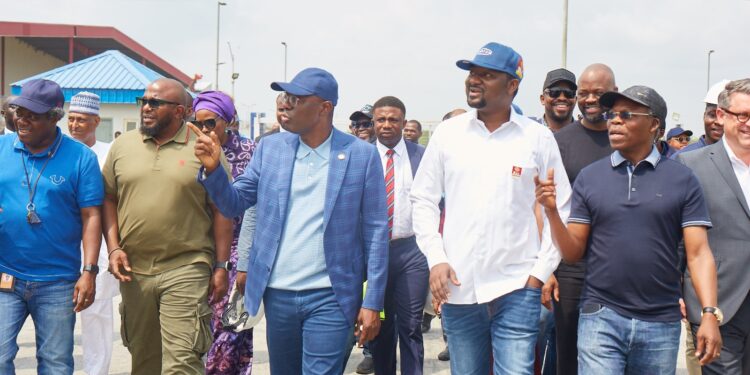 Sanwo-Olu visits Starium Detergents Plant in Alaro City, Epe 