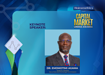 Emomotimi Agama to deliver keynote address at the forthcoming inaugural Nairametrics Capital Market Choice Awards (NCMA) 
