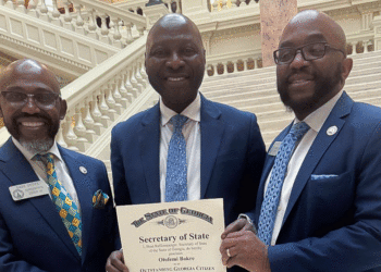 Dr. Olufemi Bakre conferred Honorary Citizenship of Atlanta, Georgia  
