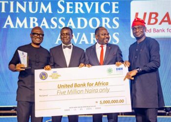 UBA wins big at Development Bank of Nigeria Service Ambassador awards, clinches four prestigious awards 