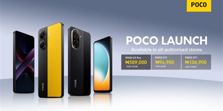 POCO launches POCO X7 Pro and POCO C71 in Nigeria: Power meets accessibility 