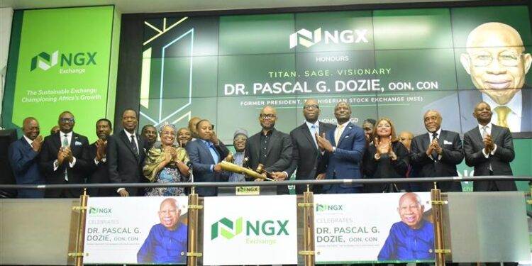 NGX Group, Market stakeholders honour Dr. Pascal Dozie’s enduring impact 