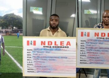 NDLEA arrests Ex-footballer Segun Hunkarin, 4 others over 22.6kg drugs seized at Lagos and Enugu airports 