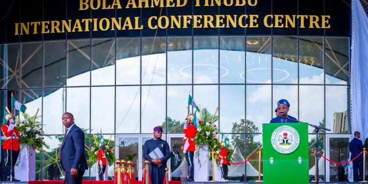 Tinubu directs MDAs to pay for N39 billion renovated ICC renamed facility’s use 