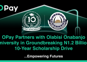 OPay partners with Olabisi Onabanjo University in groundbreaking N1.2 Billion, 10-year scholarship drive 