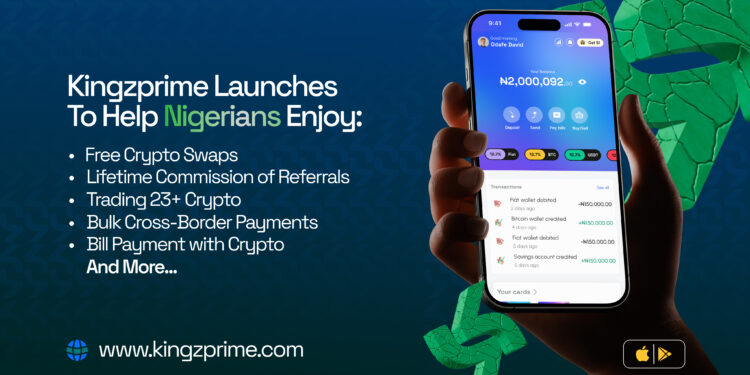 Kingzprime launches Crypto Exchange to help Nigerians use and grow their money—without the usual headaches 