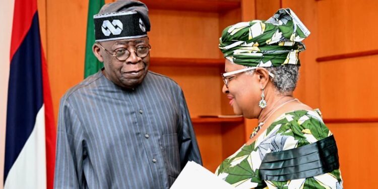 WTO Director-General Okonjo-Iweala visits President Tinubu, lauds stability of Nigeria’s economy 