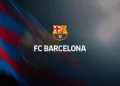 FC Barcelona logo with club flag