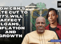 CBN Lowers MPR to 27%: Implications for Loans, Inflation, and Economic Growth