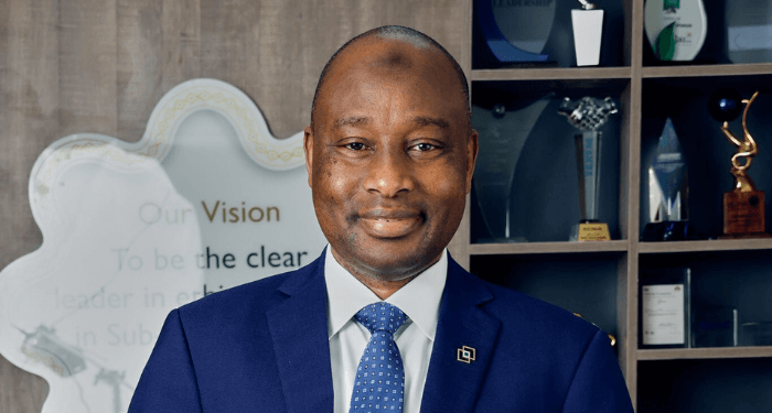 Bank’s Chief Financial Officer, Oseni Bello
