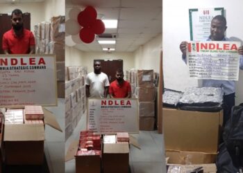 NDLEA arrests Indian businessman, three Nigerians over N3.9 billion worth of tramadol shipment in Lagos