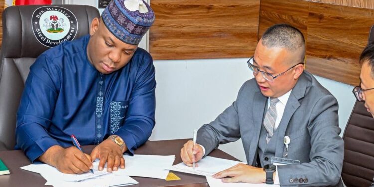 FG signs $400 million deal with Stellar Steel for Ewekoro plant in Ogun 