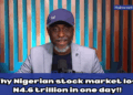 Why Nigerian stock market lost N4.6 trillion in one day