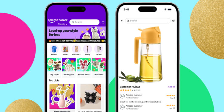 Amazon extends haul’s ultra low-price shopping experience to Nigeria with new amazon bazaar app