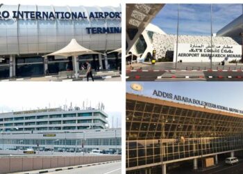 Top 10 busiest airports in Africa by outbound seats in October 2025