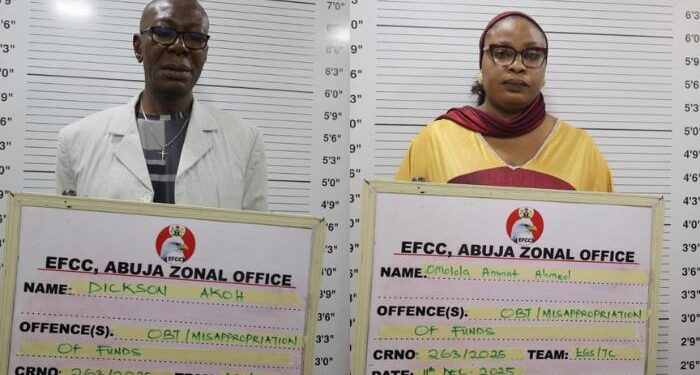 EFCC arraigns Peace Corps commandant, Dickson Akon, finance director over N60 million fraud 