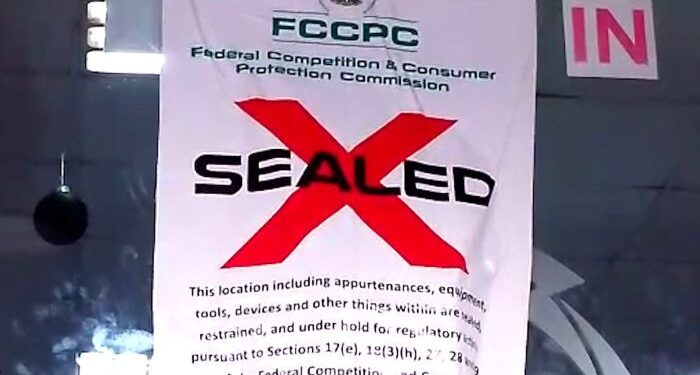 FCCPC seals Ikeja Electric headquarters in Ikeja