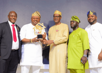 Honourable Minister of Housing & Urban Development partners with Barr. Festus Adebayo to honour Dr. Oluwatosin Olatujoye at the African Housing Awards 2025 