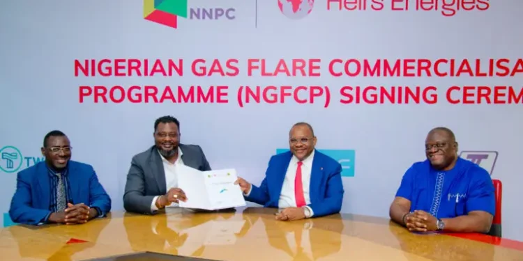 NNPC, Heirs Energies sign Gas Flare Commercialization Agreements to boost power generation