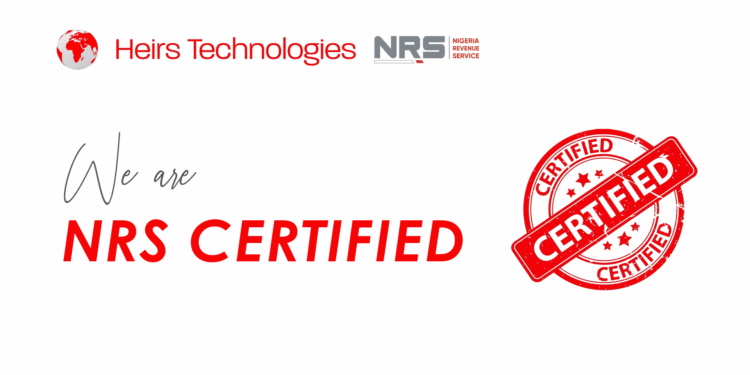 Heirs Technologies accredited by NRS to support Nigerian businesses on e-Invoicing compliance 