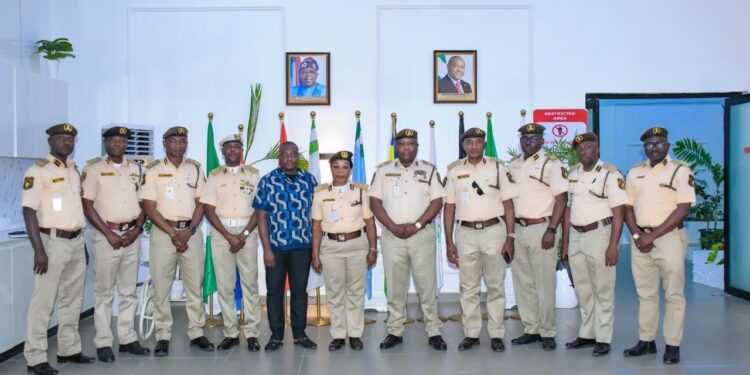 Bright Echefu hosts NIS Comptroller General delegation during EIB Group Abuja facility tour 