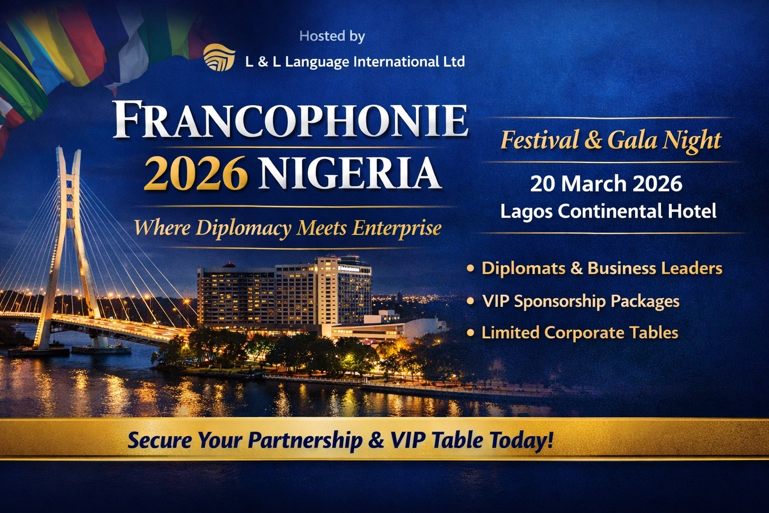 Francophonie 2026 Nigeria: L & L Language International to host executive festival & gala night in celebration of Francophonie