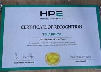 TD Africa wins “Distributor of the Year” award at HPE Partner Awards Night 