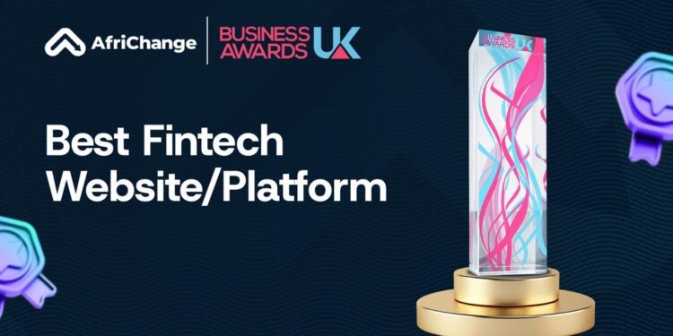 AfriChange UK wins “Best Fintech Website/Platform” at the 2026 Fintech Awards