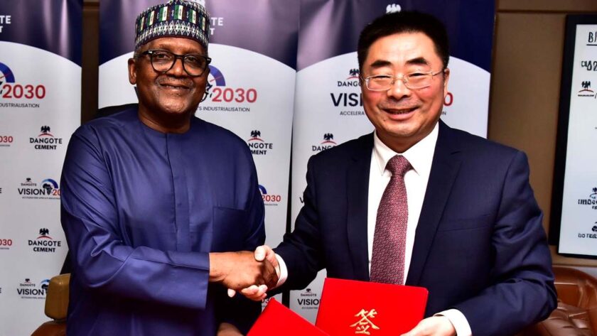 Dangote Cement signs $1bn deal with Sinoma for 12 new plants across Africa 