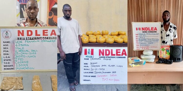 NDLEA arrests businessman with cocaine hidden in body and shoes at Lagos airport 