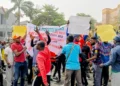 Abuja dispatch riders protest alleged multiple taxation, reject new N25,000 fee