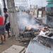 Two dead, shops burnt as gas tanker, truck collide in Lagos