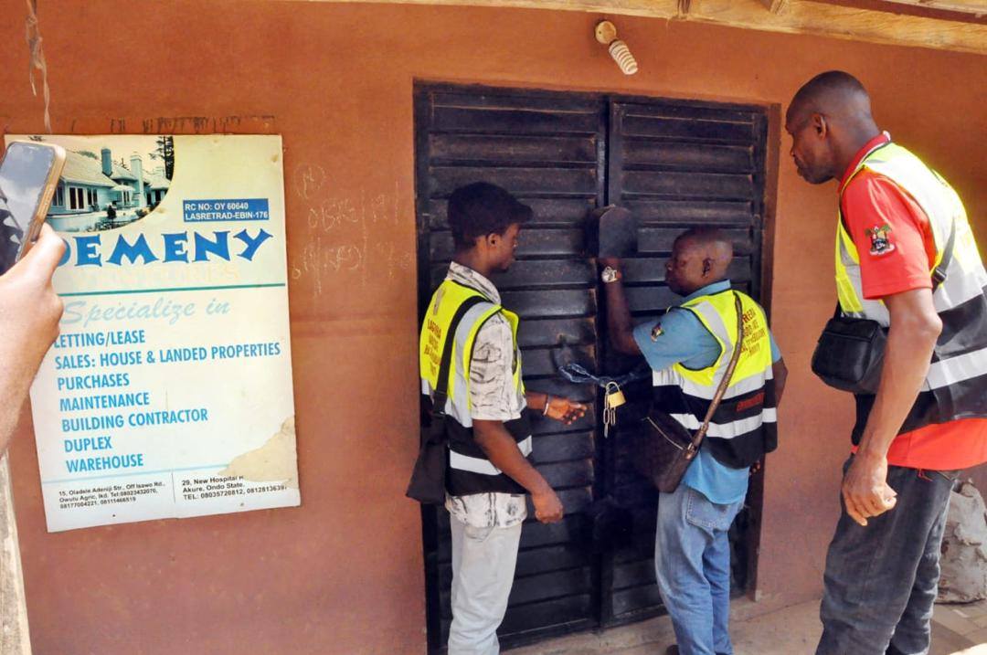 Lagos seals non-LASRERA certified estate agent office in Ikorodu
