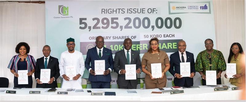 Guinea Insurance opens N5.8 billion Rights Issue to boost capital base