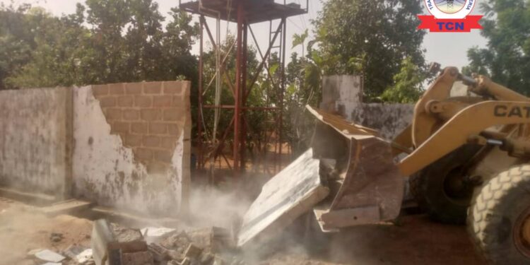TCN demolishes houses, commercial structures for power project in Kaduna