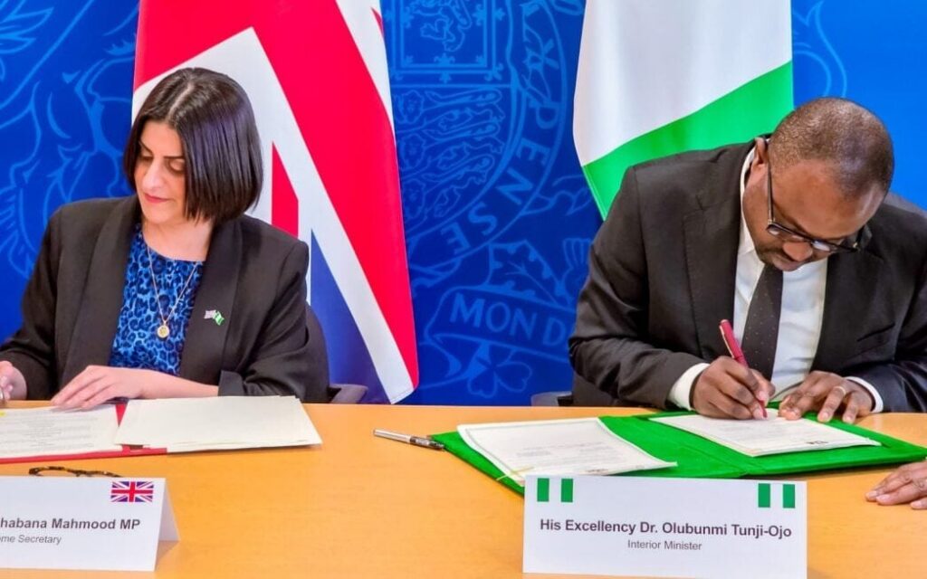 UK, Nigeria sign three-year deal to raise jail terms for immigration crimes, curb visa fraud