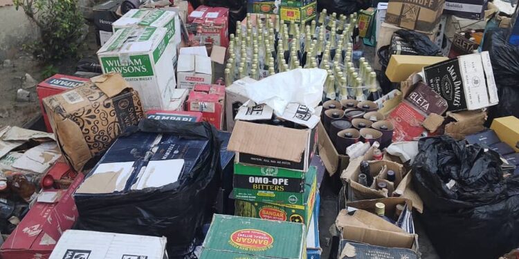 NAFDAC seizes N350 million fake alcohol, shuts two illegal factories in Lagos 