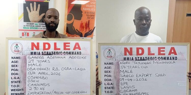 NDLEA intercepts UK-bound cocaine hidden in food flasks at Lagos airport 