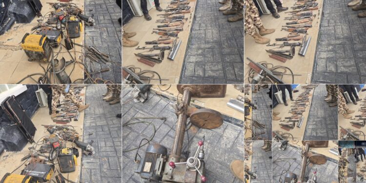 Nigerian army uncovers two illegal weapons factories, arrests five suspects in Plateau