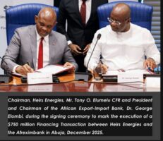 Heirs Energies’ US$750 Million Financing Named Best Oil & Gas Deal Of The Year